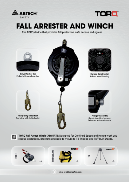 AB15RT TORQ Fall Arrest A2 product poster