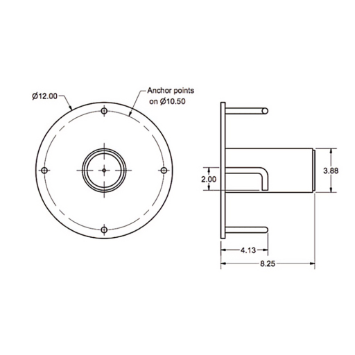 Flush Floor Mount (Fresh Concrete) | 30023 carousel image