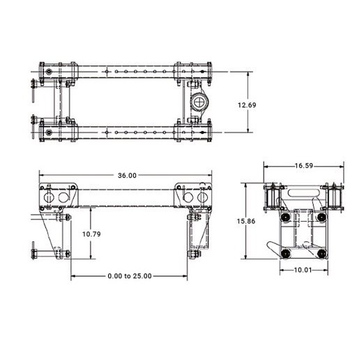 Adjustable Barrel Mount Davit Kit | 30029KIT carousel image