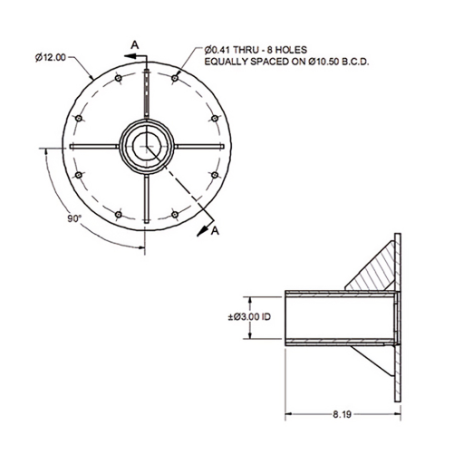 Davit Floor Mount Base | 30031 carousel image