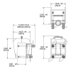 Fixed Davit Barrel Mount (127mm) | 30161 carousel thumbnail