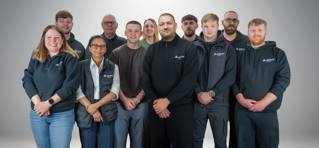 Abtech Safety team group at the warehouse