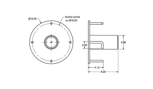 Flush Floor Mount - Fresh Concrete carousel image