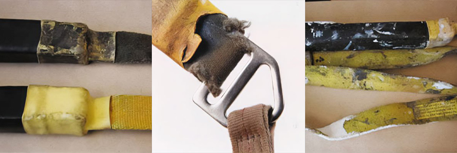 Damaged and Degraded Fall Protection Lanyards