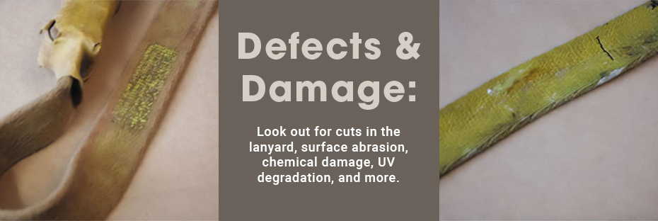 Damaged and Degraded Fall Protection Lanyards